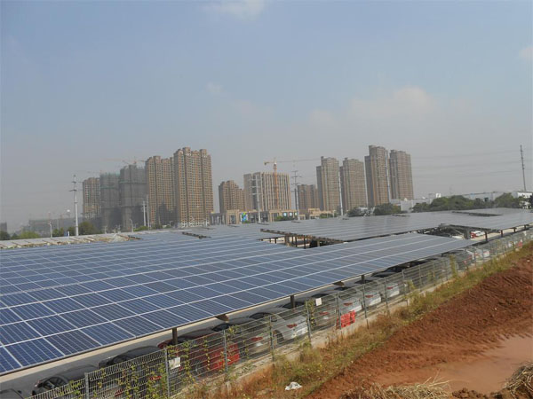 shanghai carport solar pv